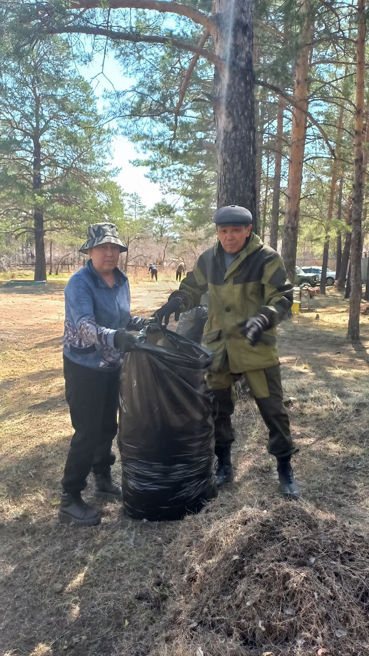 ТОС “Низовское” 17 мая – выезд в лагерь отдыха для детей «Черёмушки» на уборку территории к открытию сезона