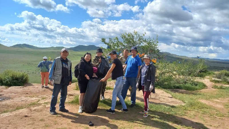 ТОС “Дружба” 21 августа. Уборка в местности Плато Чингисхана