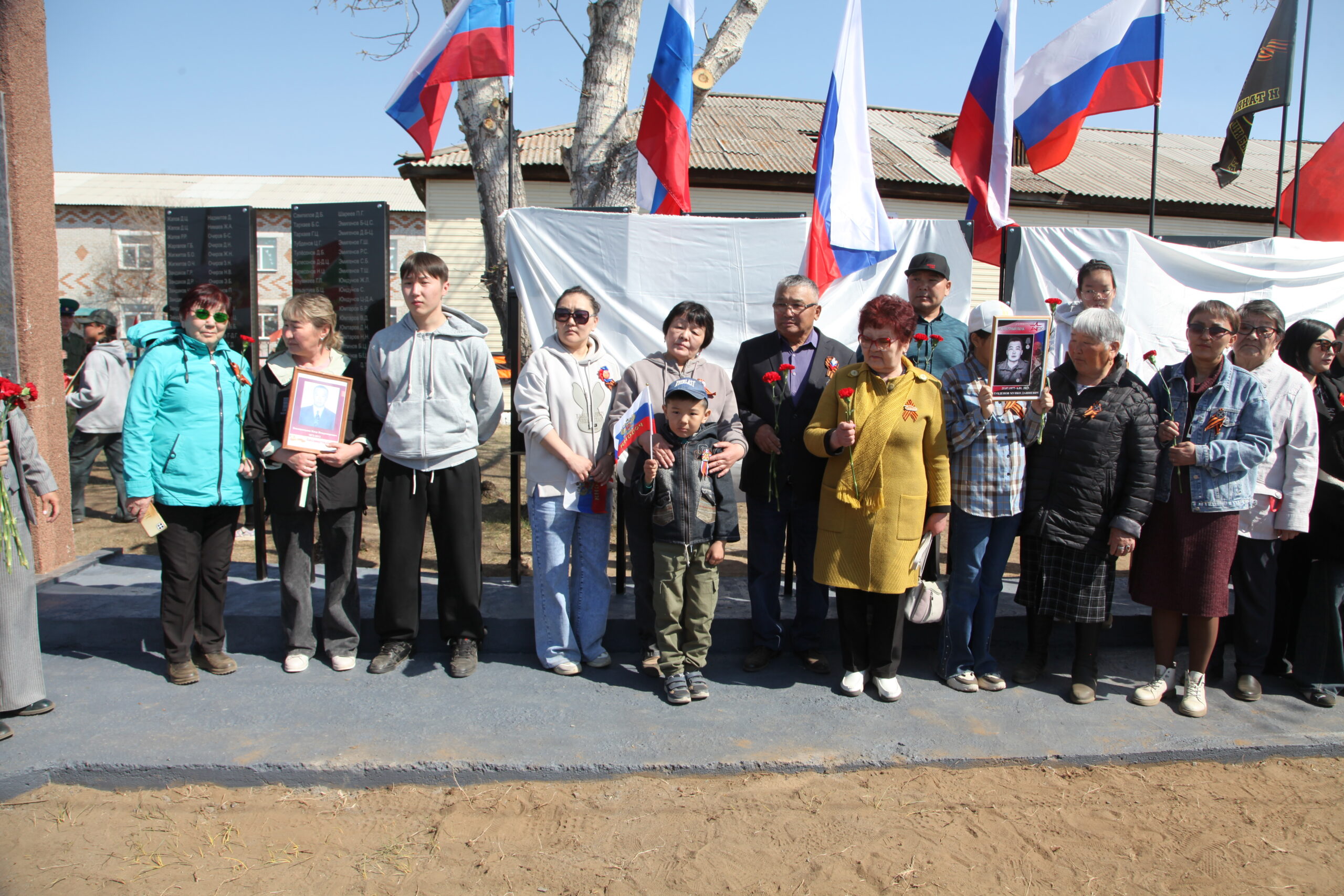 Подготовка к Дню Победы в с. Энхэ – Тала