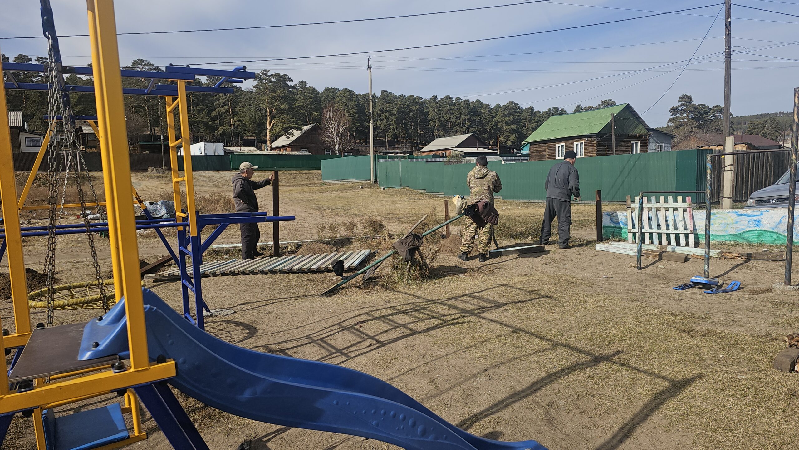 Дальнейшее строительство нашей спорт площадки