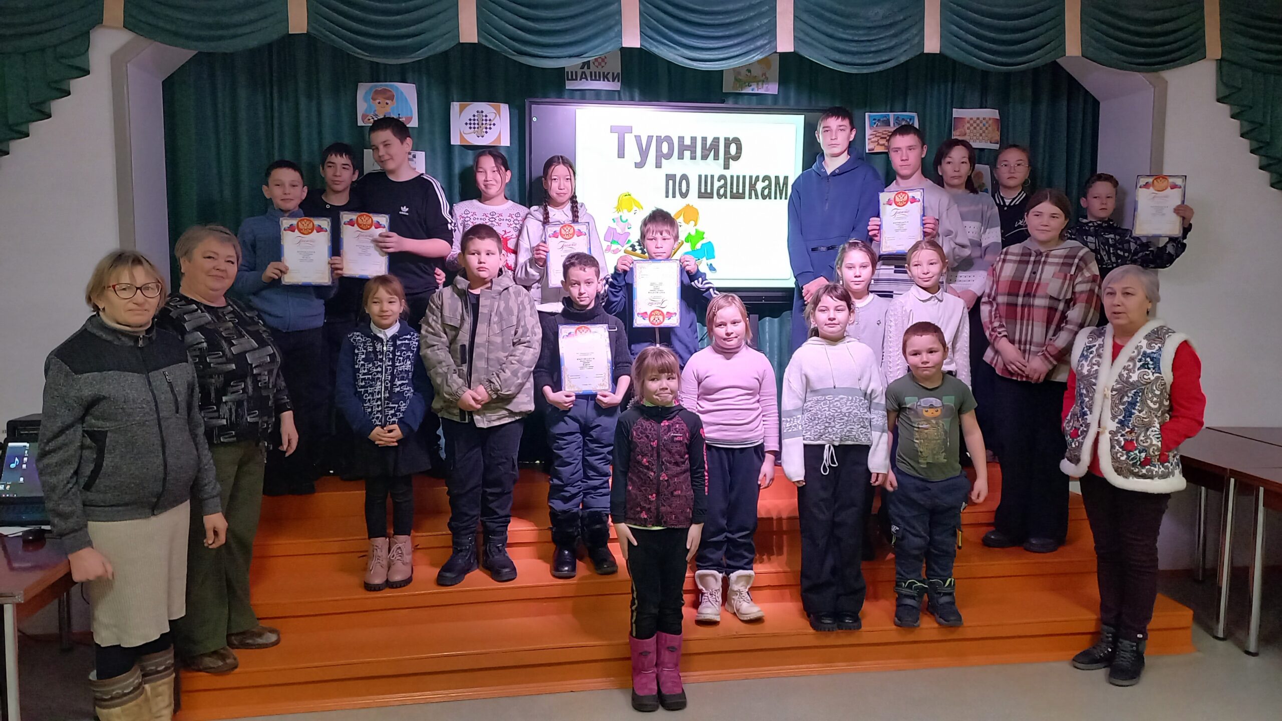 ТОС “Низовское” 21 января – Шашечный турнир совместно со школой