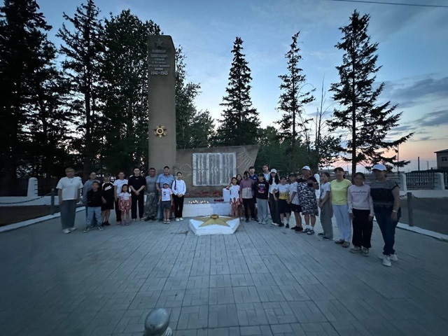 ТОС “Алтан булаг” Акция “Свеча памяти”