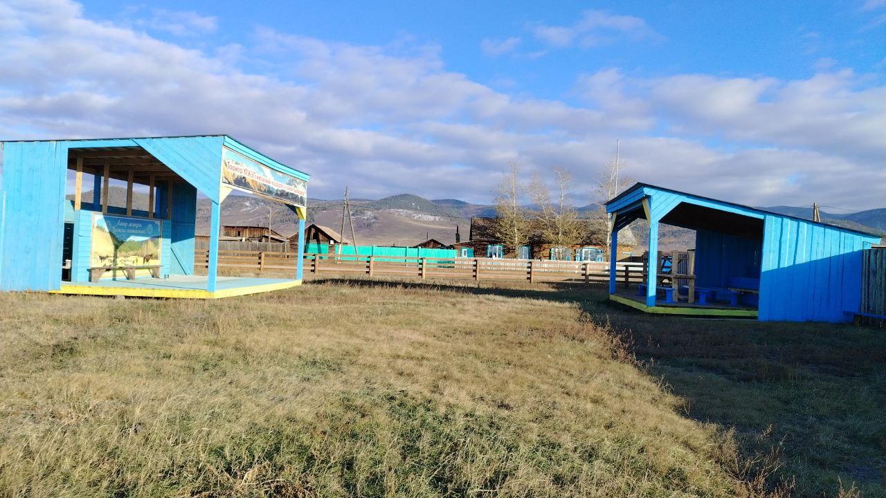 ТОС Уржил СП Баянгольское Подготовка площадки к строительству стадиона