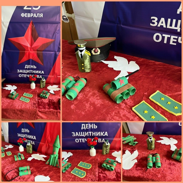 ТОС “Культурное наследие” МО “Бабушкинское” Кабанский район,  Организация выставки декоративно-прикладного творчества, посвященная празднику 23 февраля,  «Служу России»,