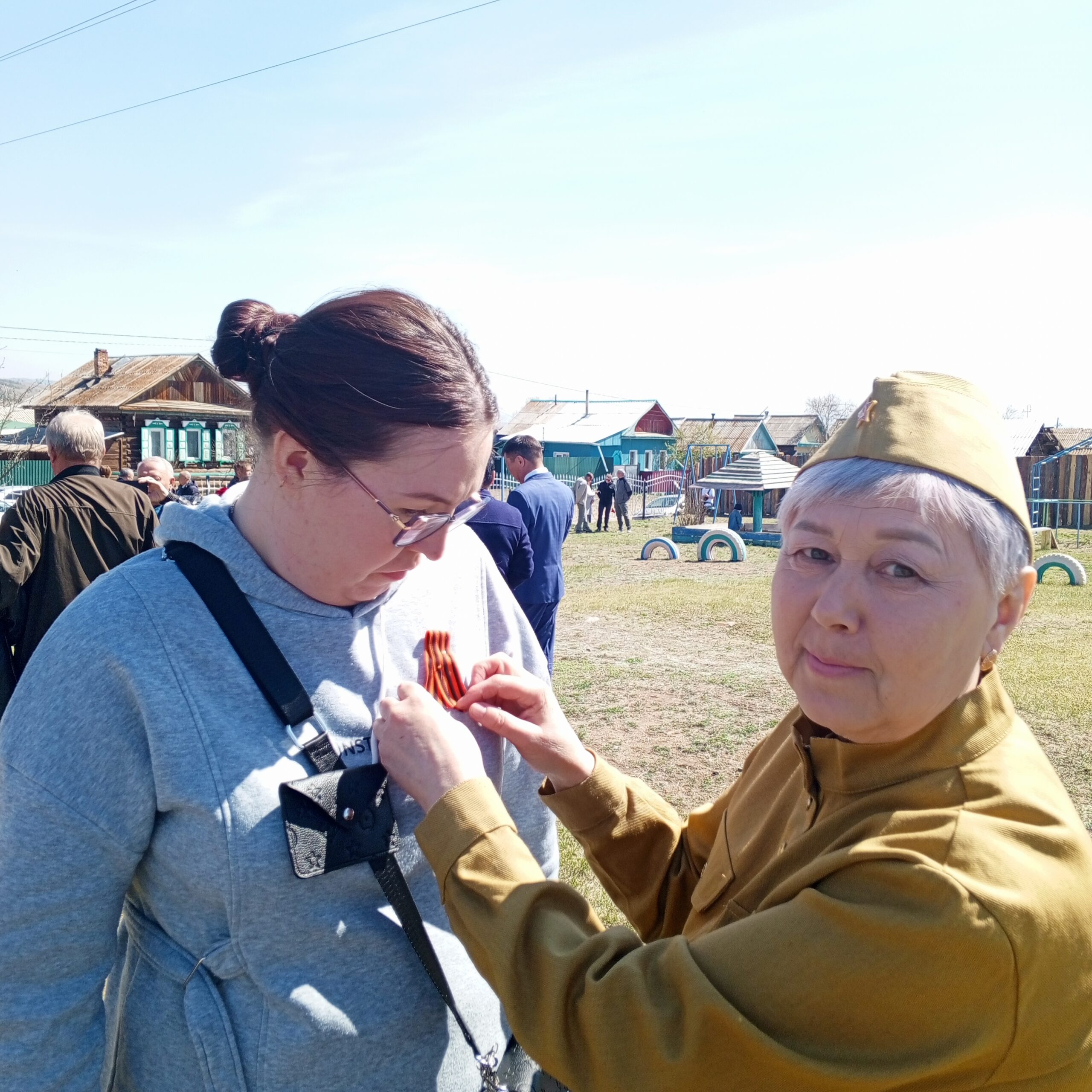 ТОС “Низовское” 9 мая – Акция «Георгиевская ленточка»