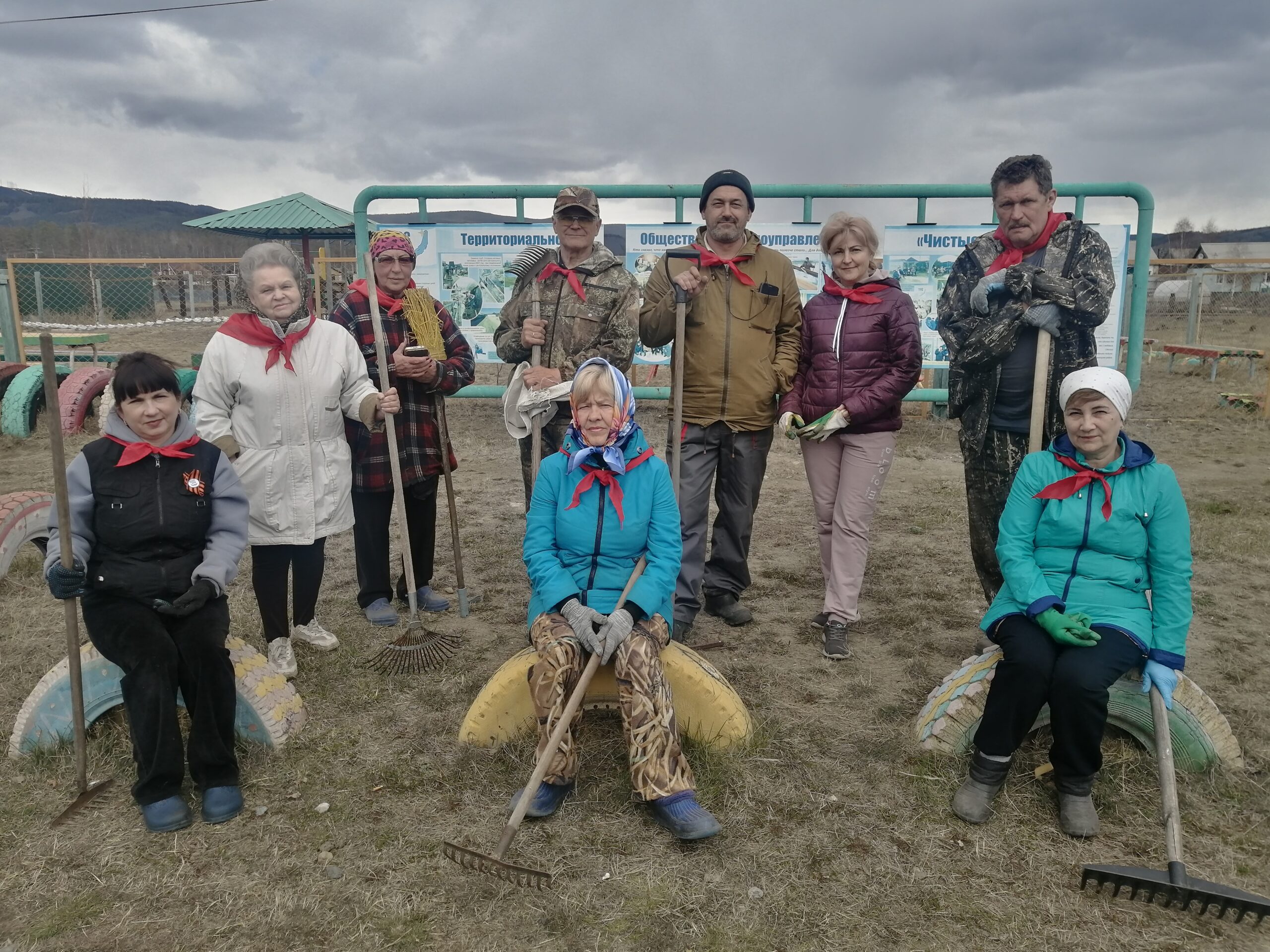 День пионерии. Первый ежегодный субботник в нашем ТОС