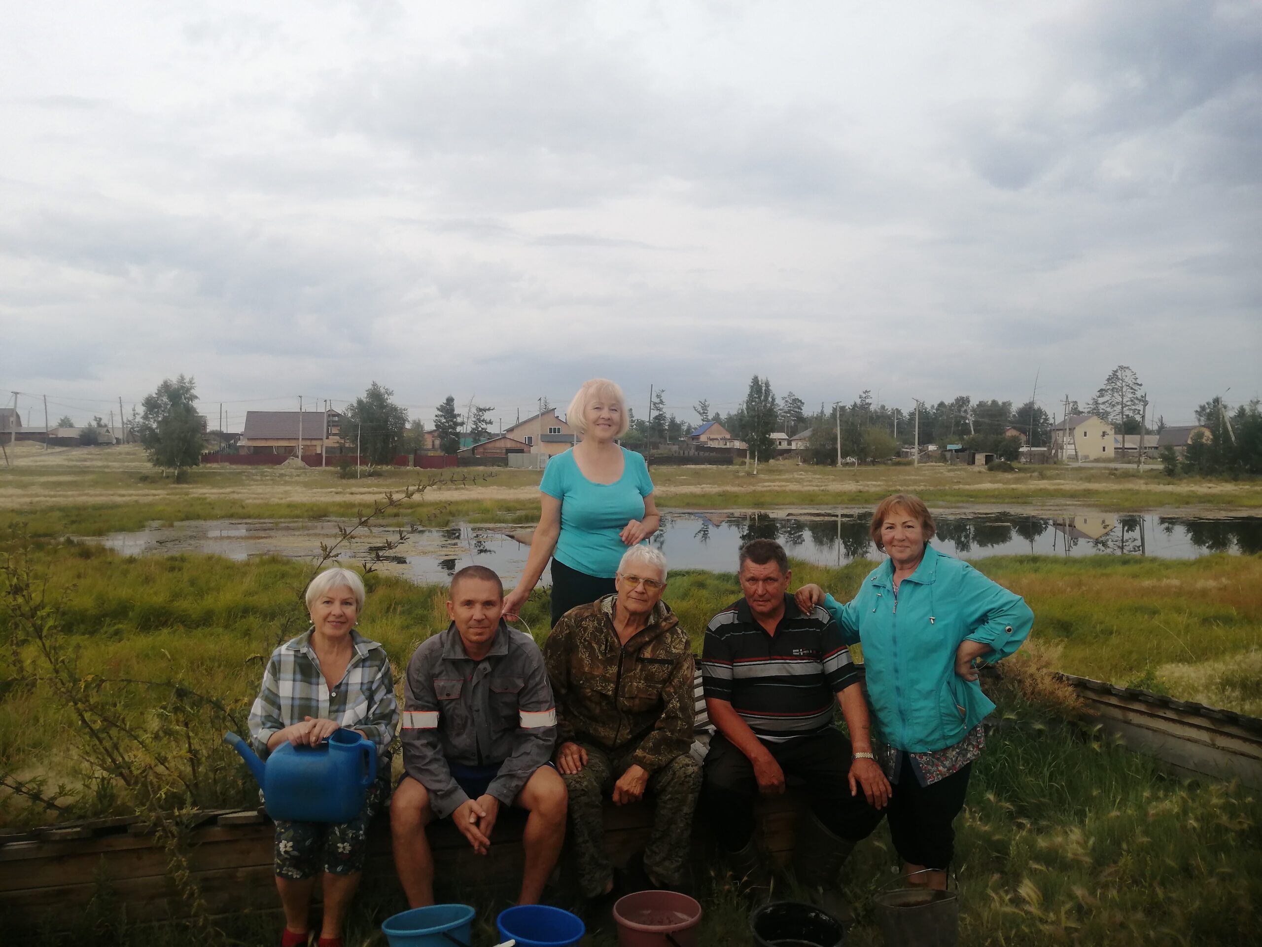 Чистим пруд. ЭМ-технология