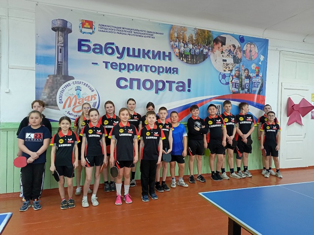 ТОС “Культурное наследие” МО “Бабушкинское” Кабанский район,  Организация соревнований по настольному теннису, посвященных Дню защитника Отечества среди школьников