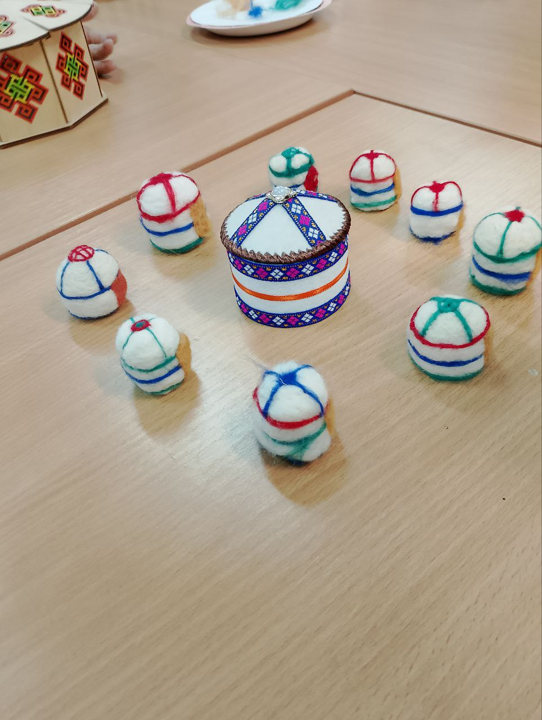 Мастер класс по изготовлению мини юрт  в клубе “Риф”