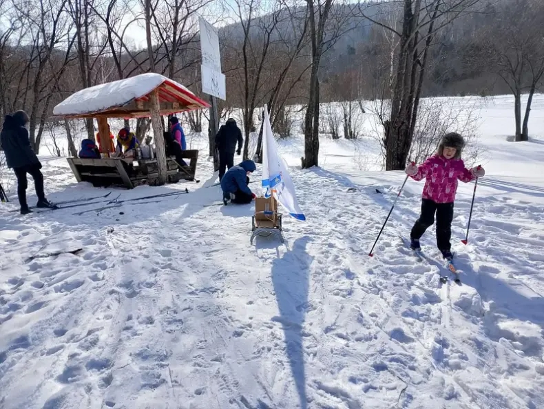 ТОС “Культурное наследие” МО “Бабушкинское” Кабанский район,  Лыжный поход