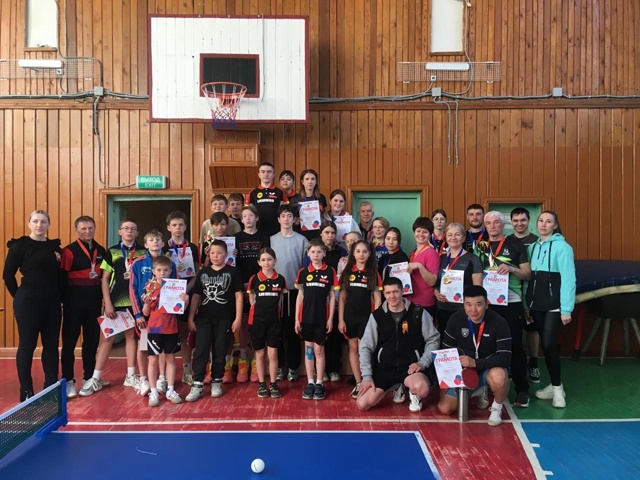 ТОС “Культурное наследие” МО “Бабушкинское” Кабанский район,  Участие в Открытом турнире по настольному теннису, посвященном 80-летию Победы в Великой Отечественной войне, в г. Байкальске