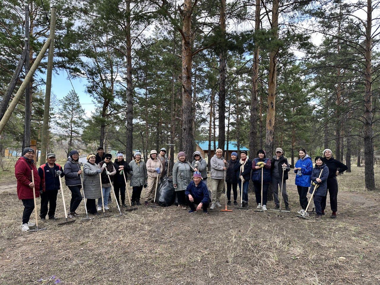 Субботник  в лагере “Черемушка” Иволгинского района